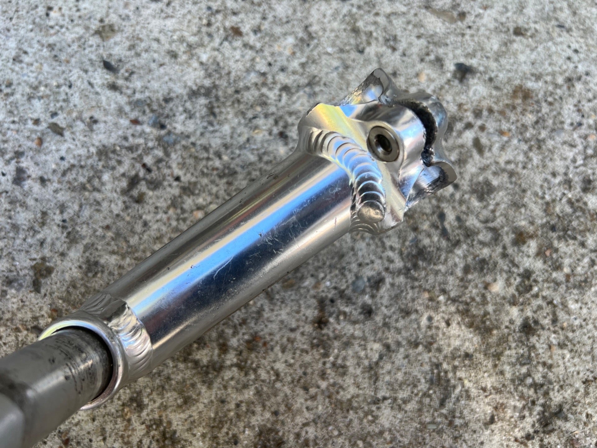 NICE Control Tech 135x26.0mm Stem 1” Quill Silver Road Bike Straight Aluminum  - Image 9