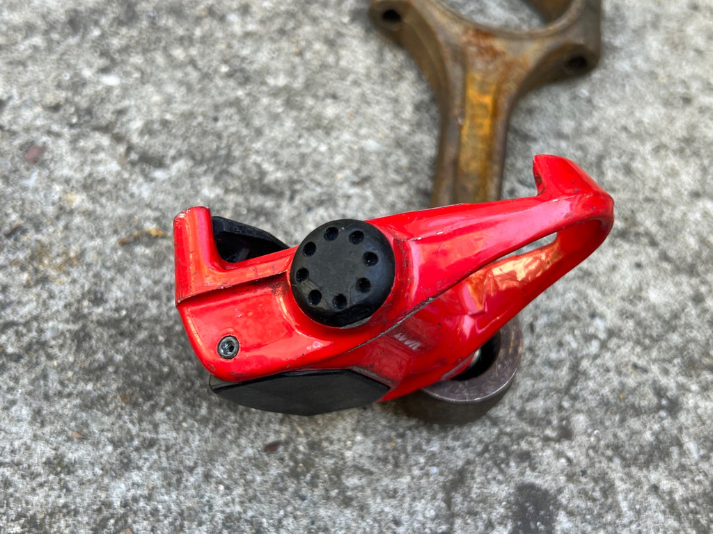 Look Carbon Clipless Pedals Red Vintage Road Bike 9/16 Eroica Race - Image 9
