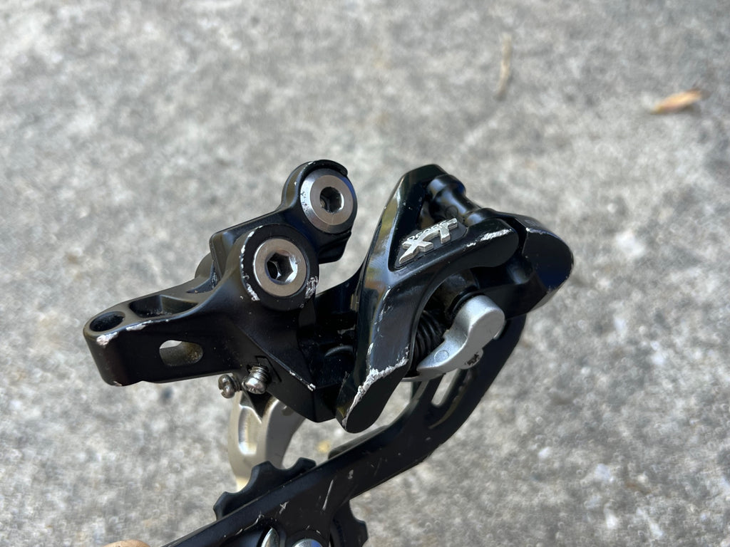 Shimano Deore XT M781 10 Speed Rear Derailleur Medium Cage Black MTB Downhill - Image 9