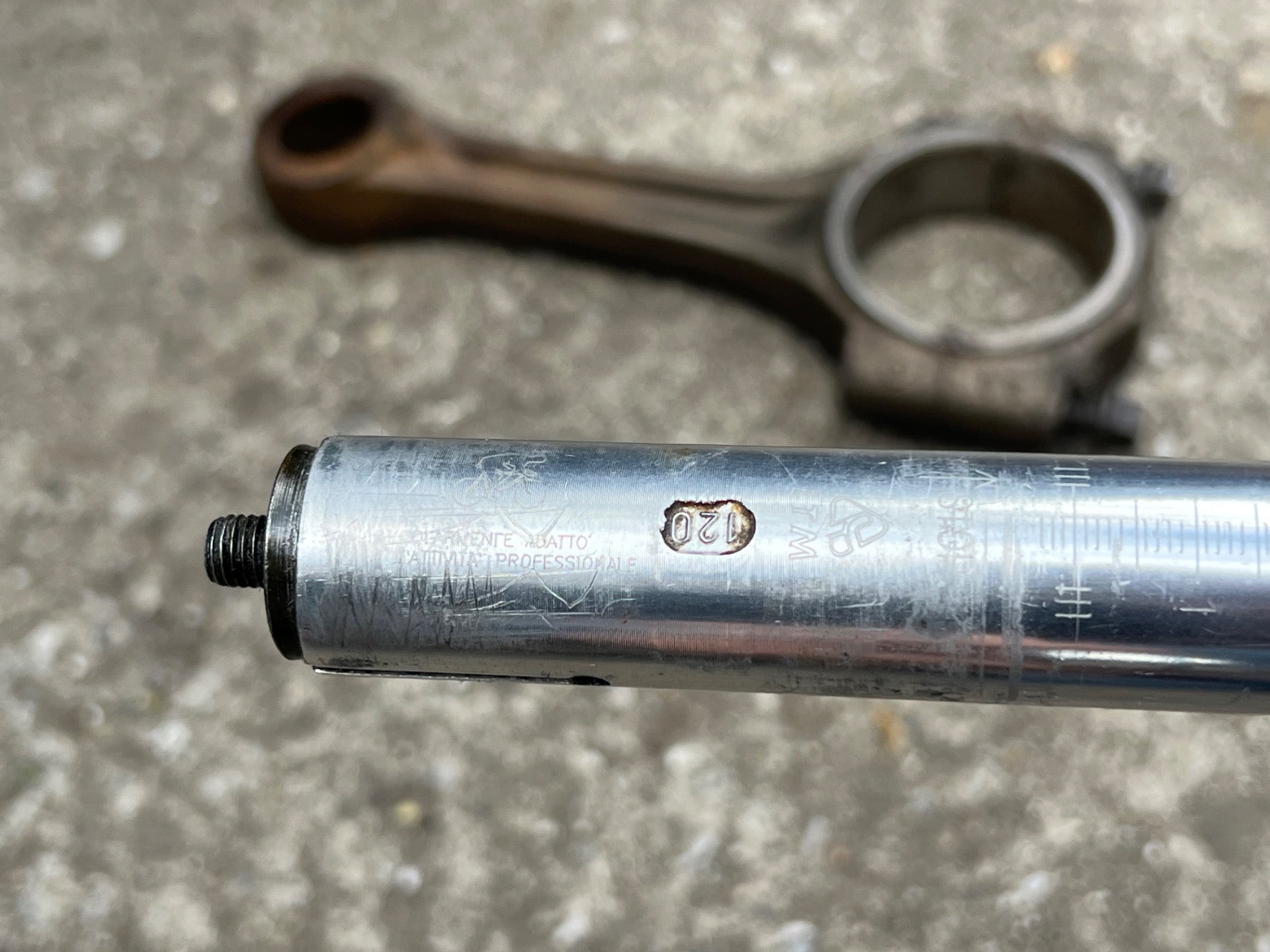 ITM 120x26.0mm Quill Stem 1” Vintage Retro Road Bike Silver Racing Anodized  - Image 10