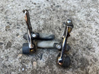 Used Shimano STX BR-MC30 Brakes Brake Set Vintage Retro Mountain MTB Silver Anodized-Bicycle Bin