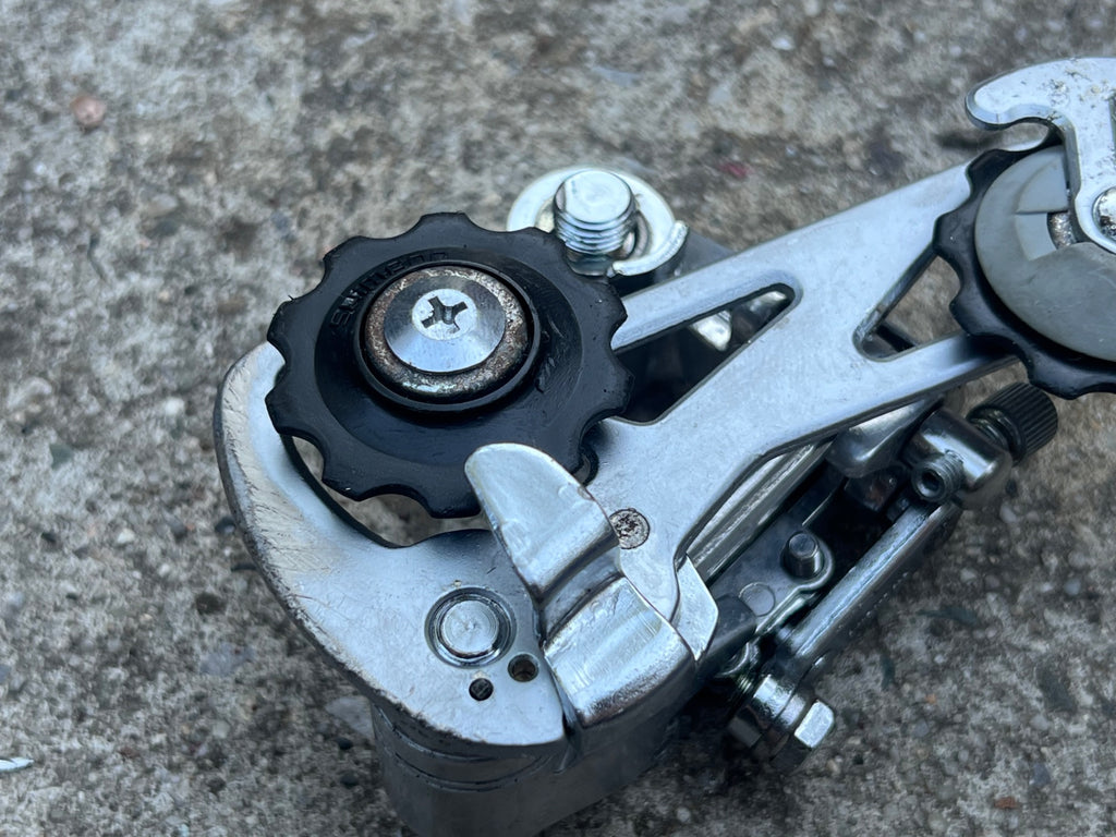 Used REBUILT Shimano Deore DE20 Touring Road Rear Derailleur Long Cage Vintage Retro-Bicycle Bin