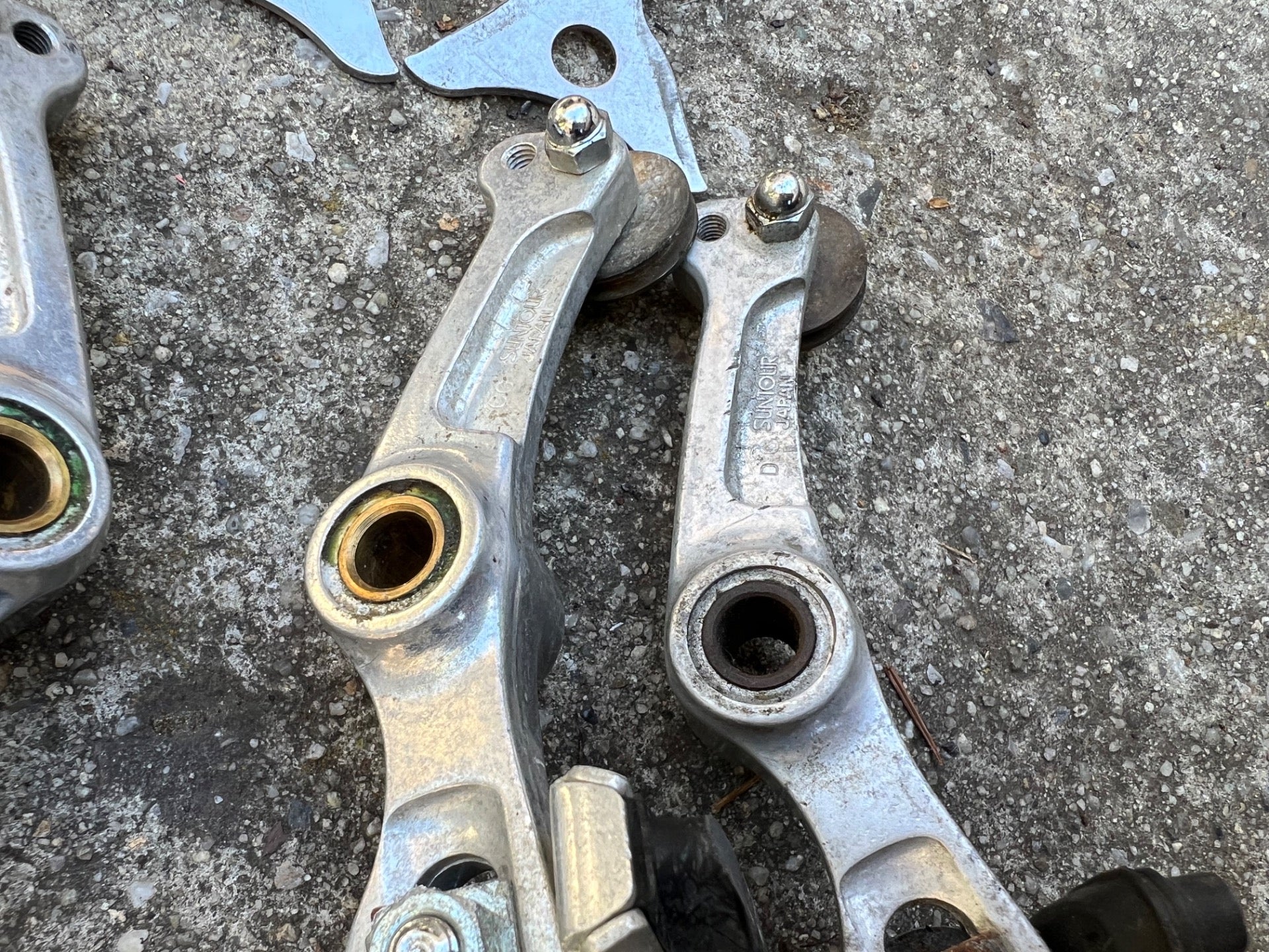 Suntour Roller Cam Brake Set Brakes Vintage MTB ATB Retro Mountain Bike Silver  - Image 11