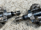 Used Shimano XTR M980 Clipless Pedals & Cleats SPD Mountain Gravel CX XC Bike Racing-Bicycle Bin