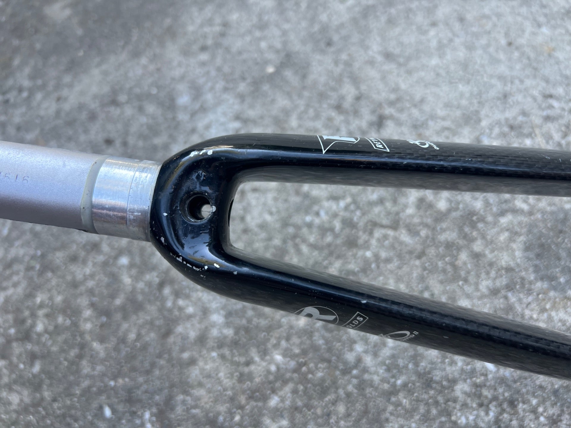 Reynolds Carbon 700c Fork 1 1/8” 9” Threadless Steerer Ouzo Comp ii 2 Black Road - Image 16