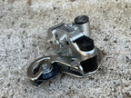 Used Huret Rival 6 Speed Rear Derailleur Short Cage Silver Vintage Retro Road Bike-Bicycle Bin