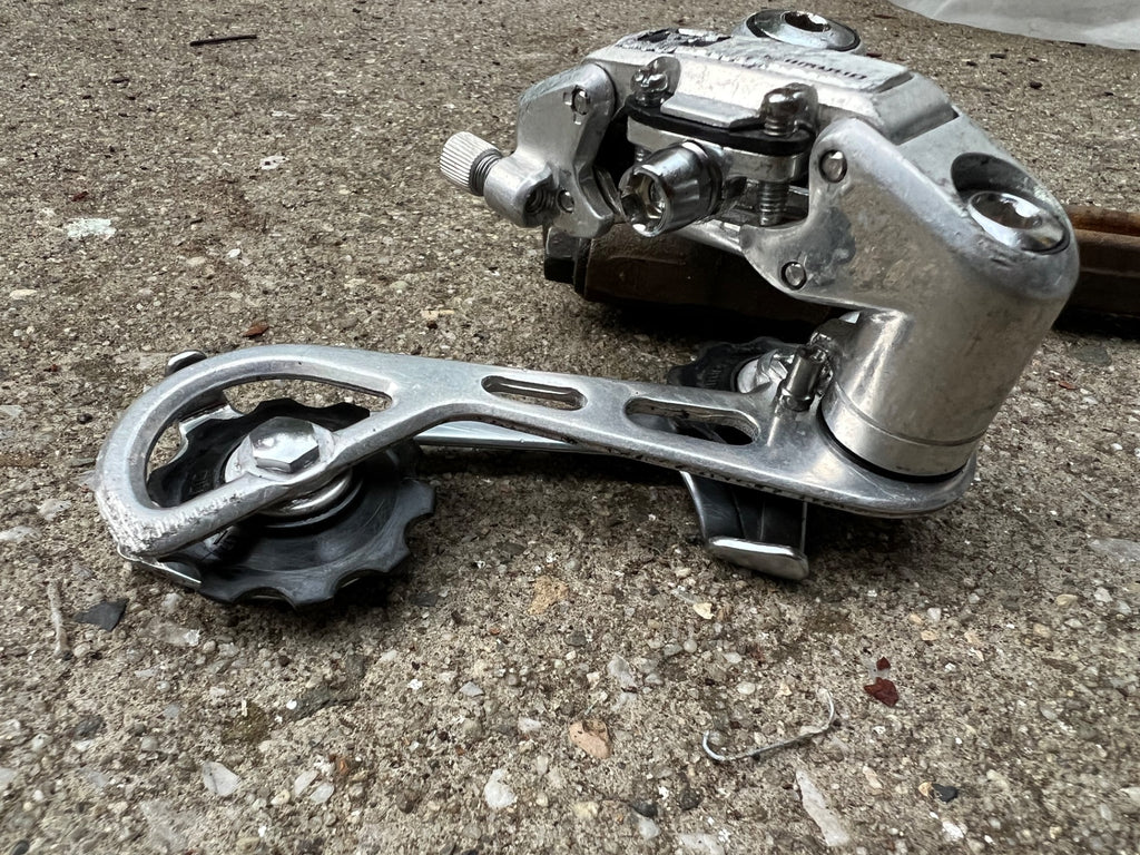 REBUILT Shimano RD-M700 Deerhead Rear Derailleur Long Cage Deore XT MTB Retro - Image 12