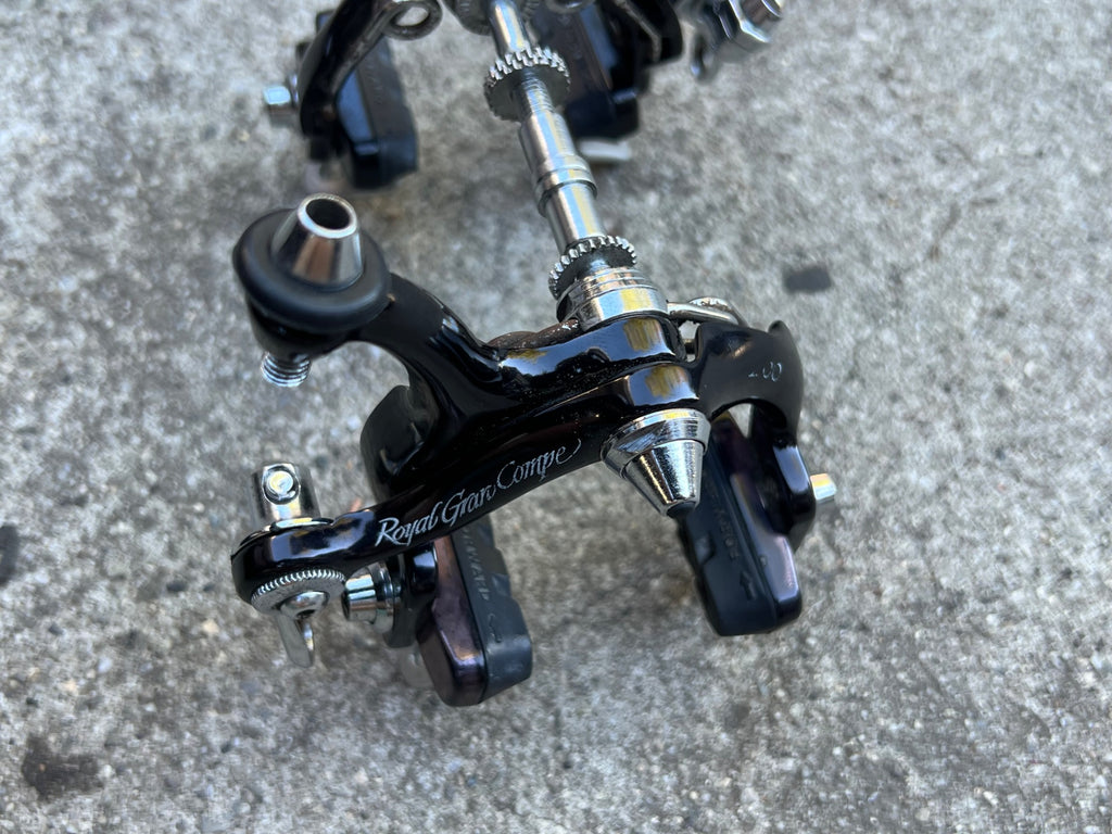 Royal Gran Compe 400 Brakes Black Road Bike Brake Set Dia Compe Vintage Road - Image 11