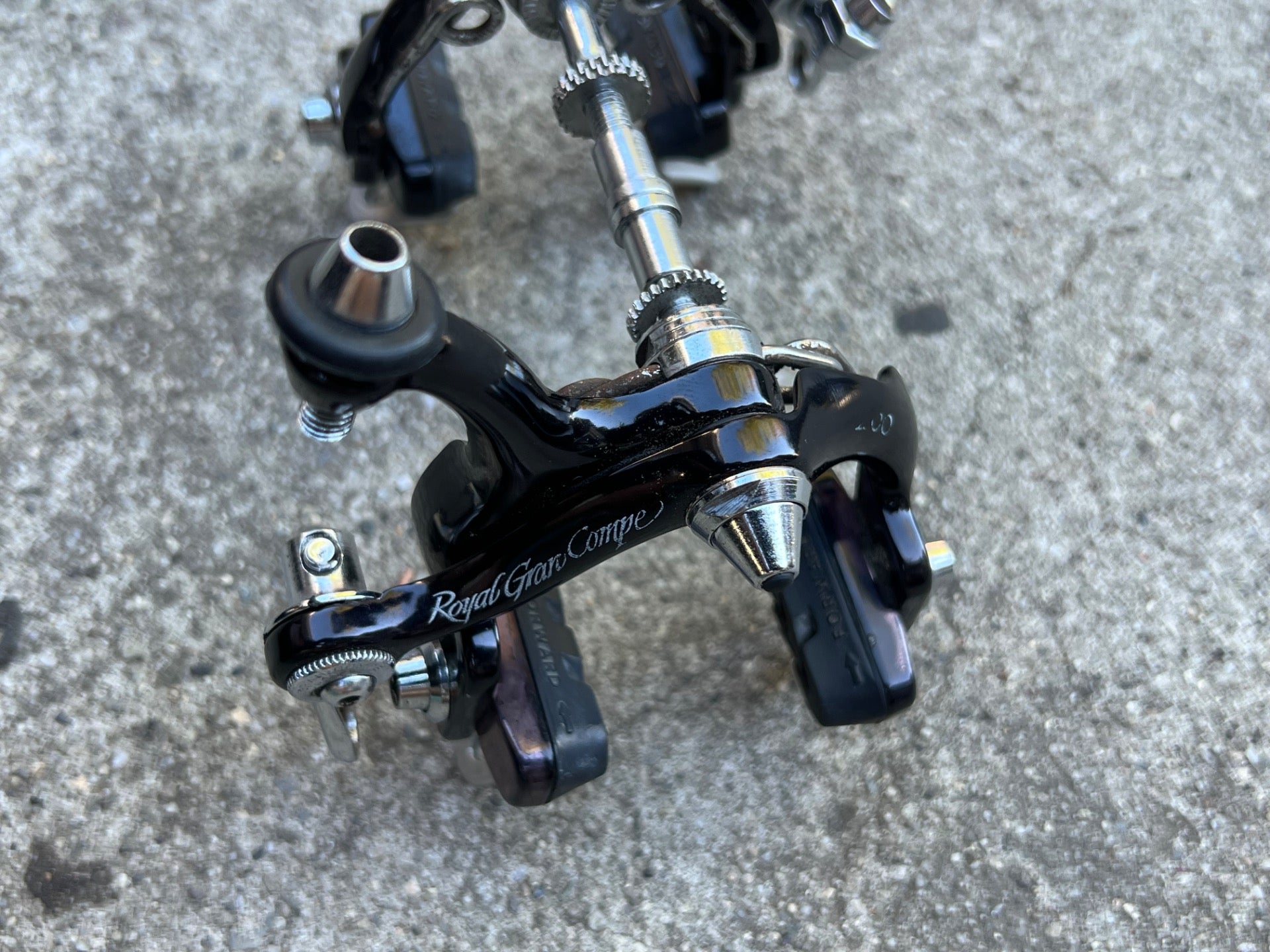 Royal Gran Compe 400 Brakes Black Road Bike Brake Set Dia Compe Vintage Road - Image 11