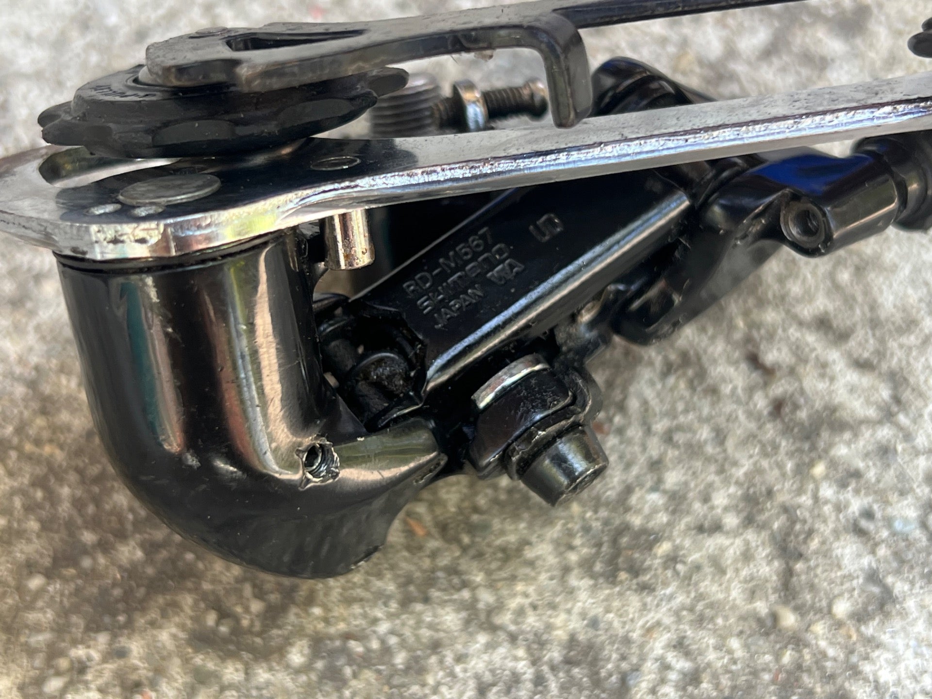 CLEAN Shimano Deore LX RD-M567 Rear Derailleur 8 Speed Long Cage Vintage MTB - Image 9