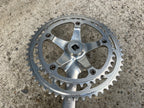 Used Campagnolo Chorus Crankset 170mm 53/42T Vintage Retro Road Bike Silver Campy-Bicycle Bin