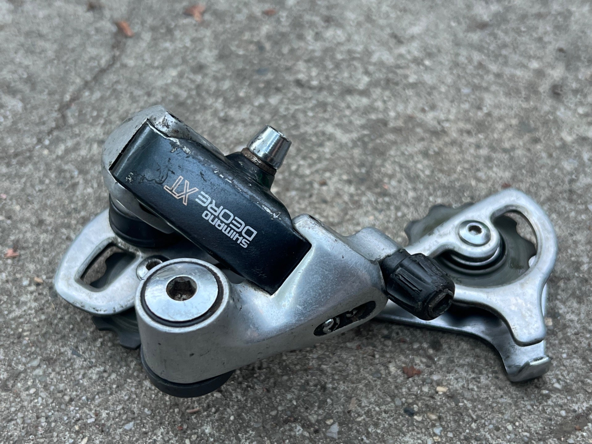 Shimano Deore XT M735 Rear Derailleur Long Cage 7 Speed Vintage MTB Retro  - Image 10
