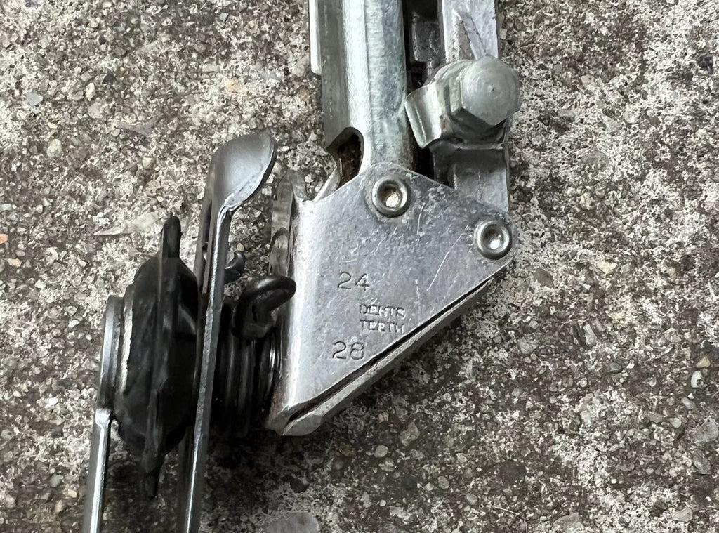 Used Huret ECO Short Cage Rear Derailleur Vintage Road Bike 5/6/7 Speed Silver Gray-Bicycle Bin