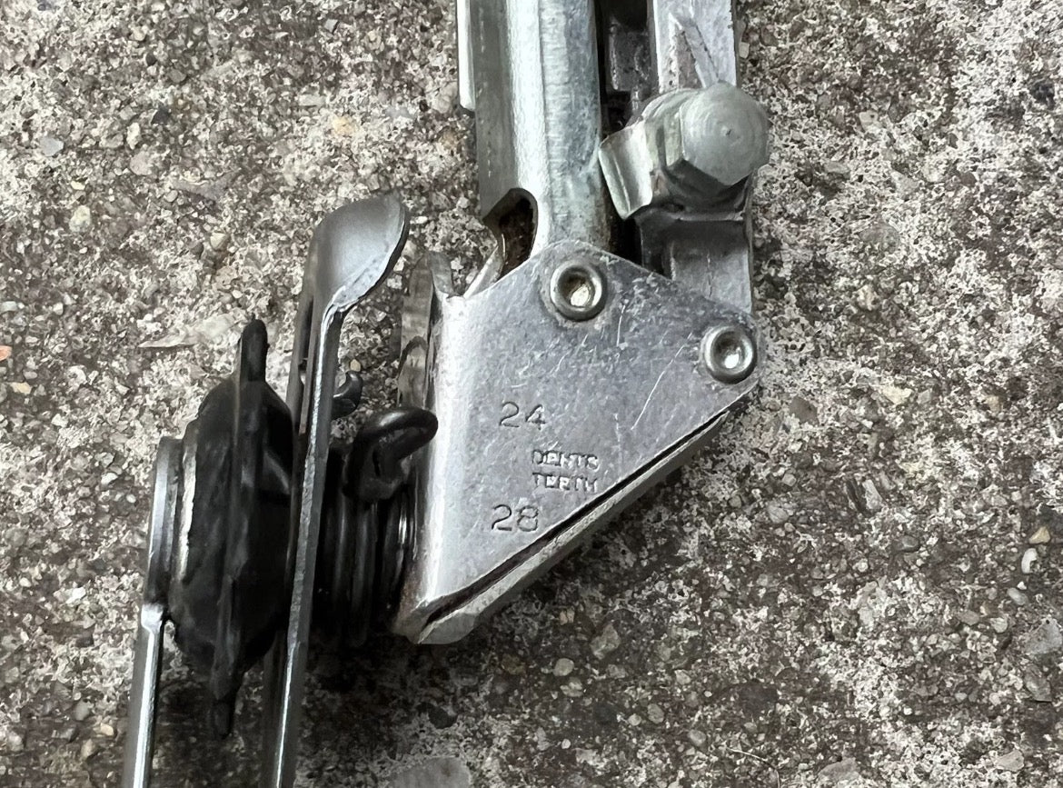 Huret ECO Short Cage Rear Derailleur Vintage Road Bike 5/6/7 Speed Silver Gray - Image 9