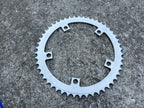 Salsa 144 BCD 50T 1/8” Track Chainring Silver Gray Low Miles 5 Bolt Arm