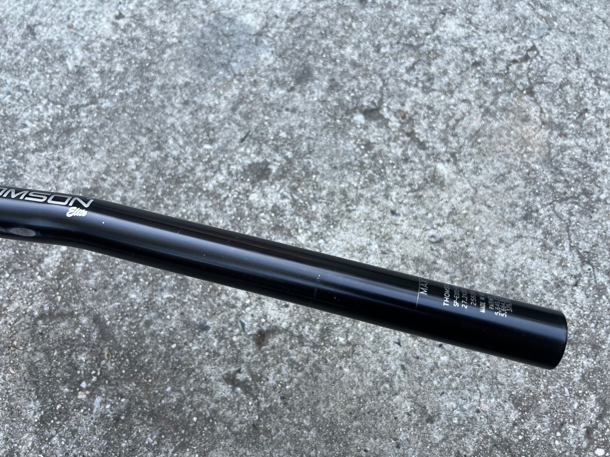 Thomson Elite 27.2x330mm Setback Seatpost SP-E101 MTB Gravel Road Bike Black