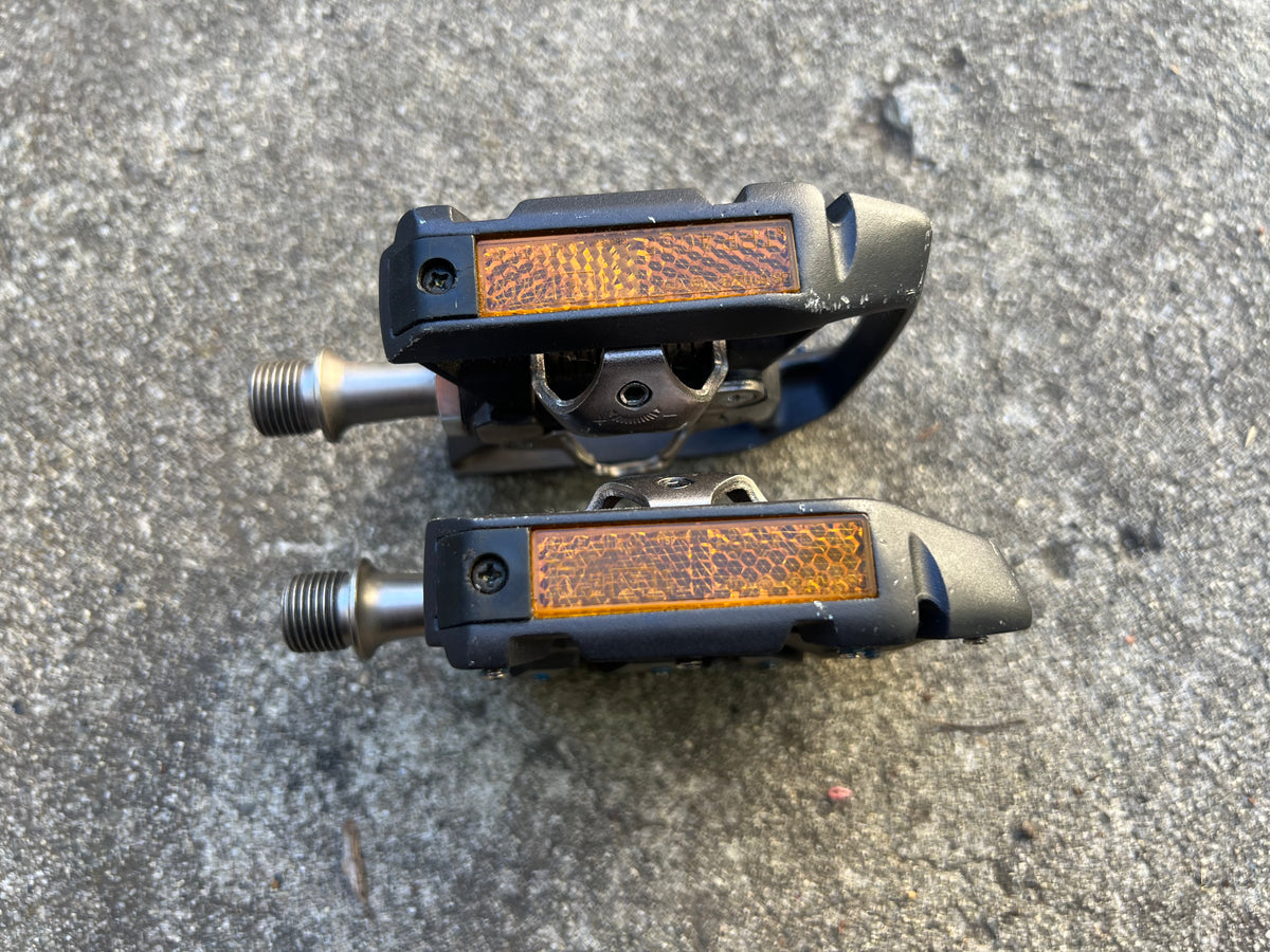 Shimano Deore XT PD-T8000 SPD Clipless Flat Platform Touring Gravel Pedals CX