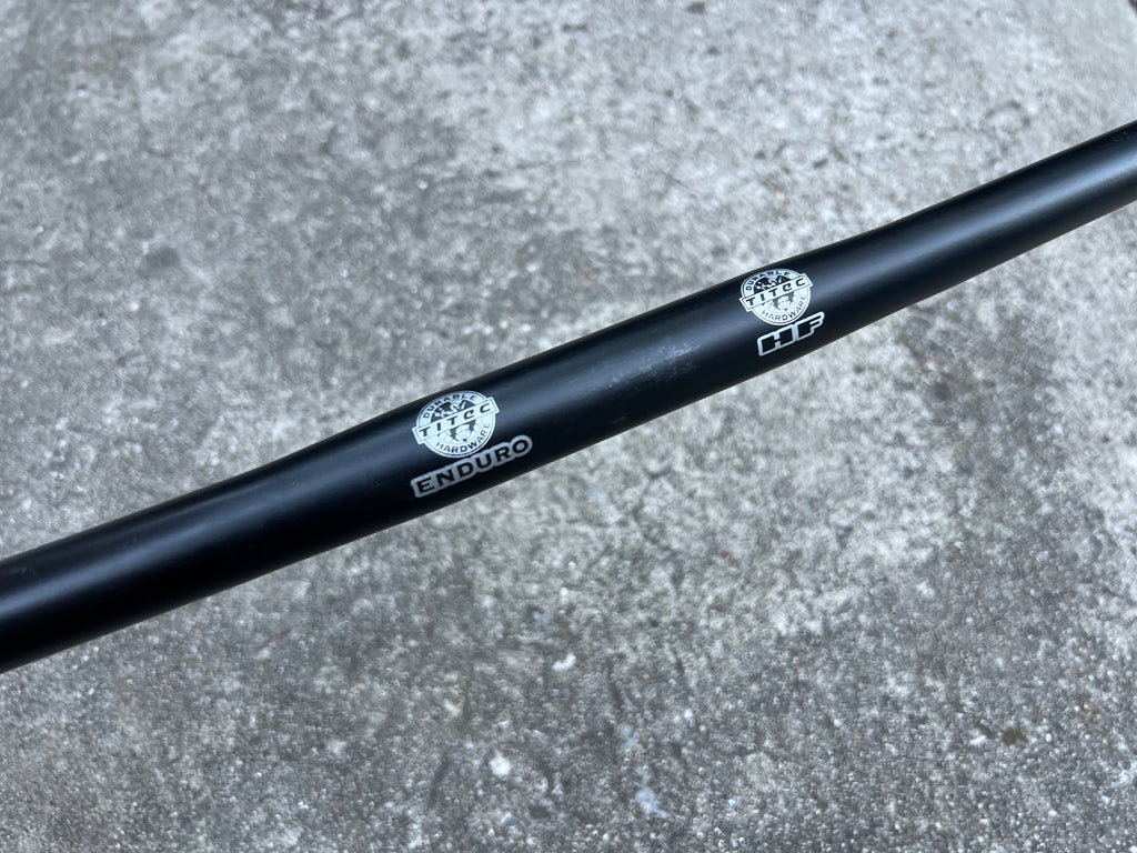 MINT Titec Enduro HF Flat Bars 25.4x560mm Vintage MTB Black Aluminum Alloy