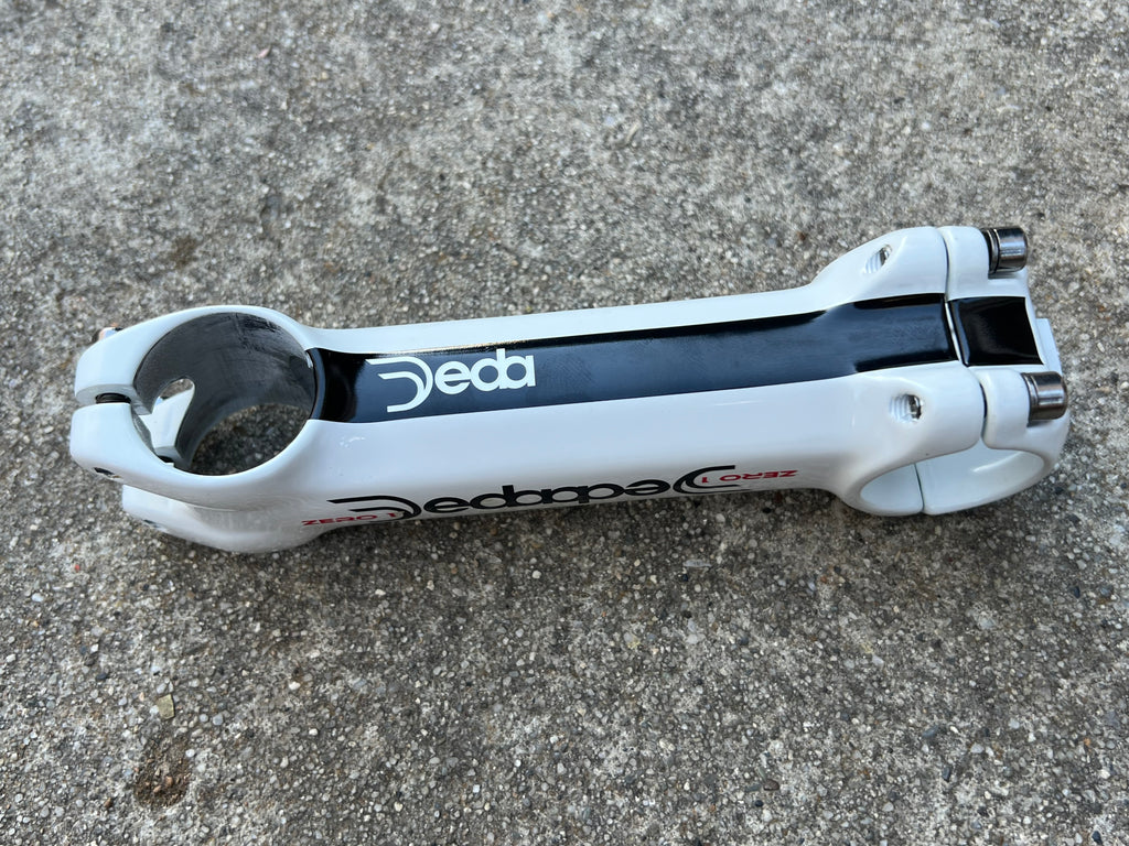 NOS Deda Zero 120x31.8mm 1 1/8” Stem Road Bike White 5 Deg 157g