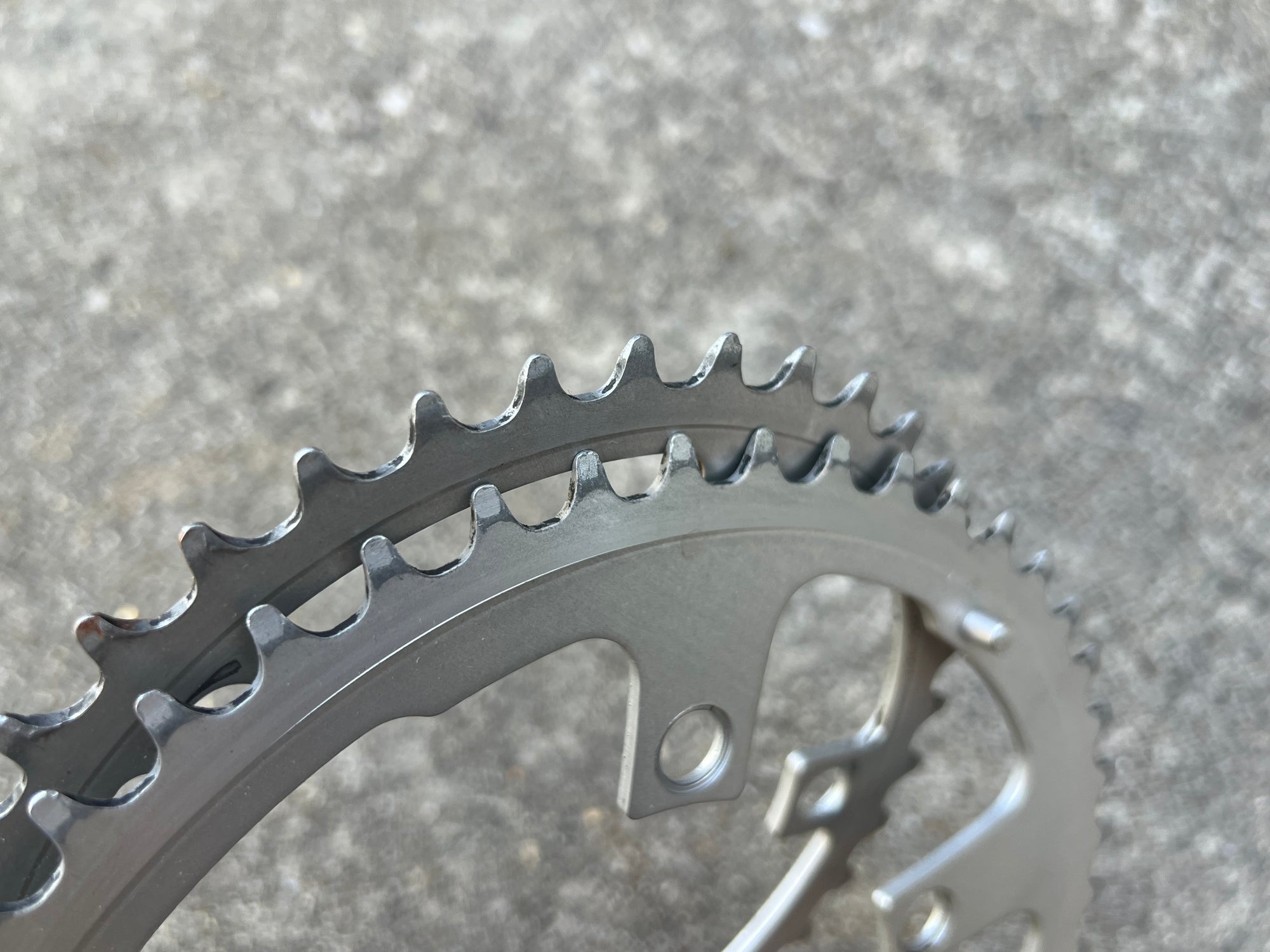 Sugino Cycloid 28/38/48T 110/74 BCD 5 Bolt Oval Chainring Set Vintage MTB Touring