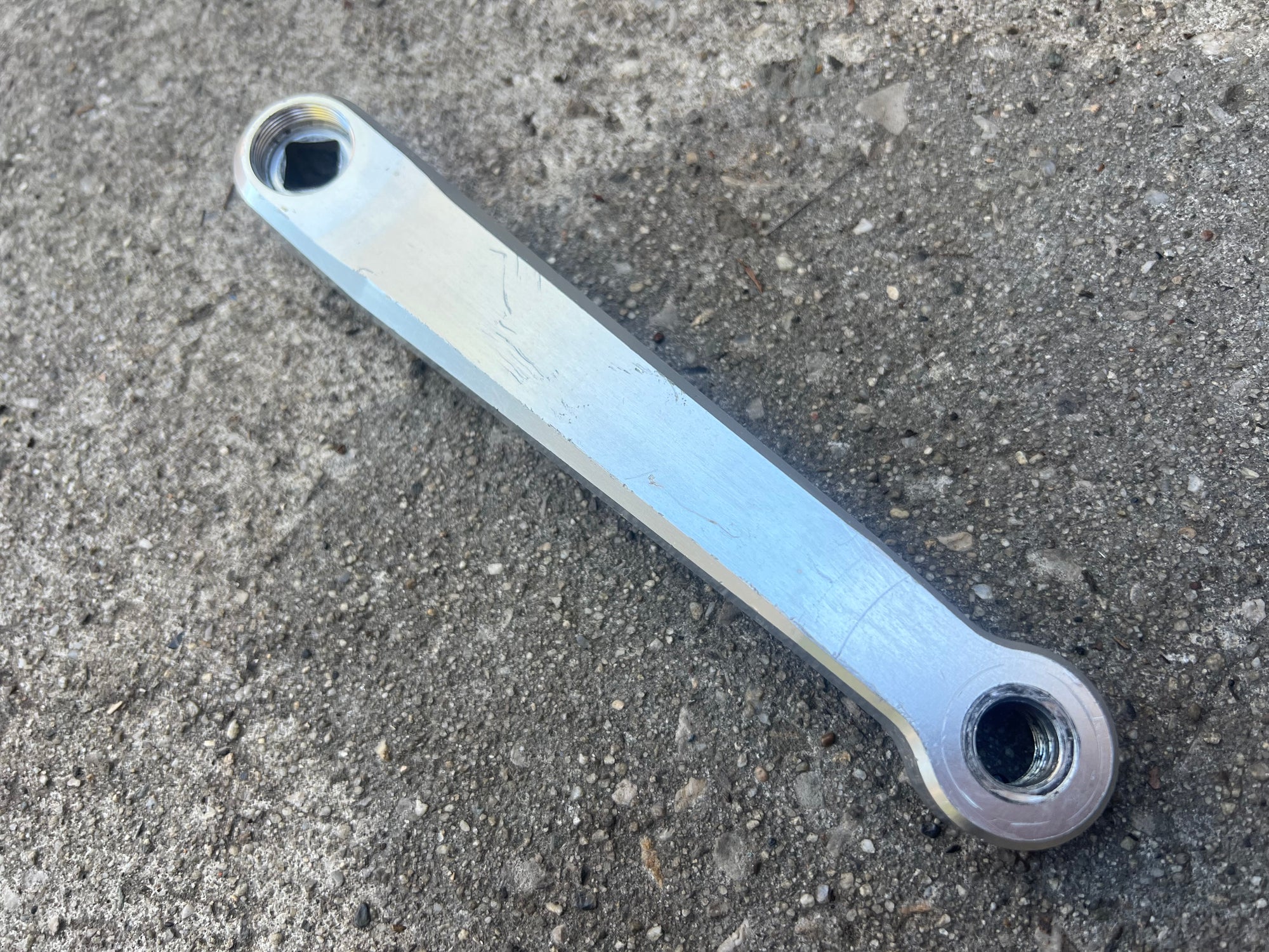 FREE SHIP CODA 502M 175mm Triple Vintage MTB Mountain Bike Silver Cannondale Crankset