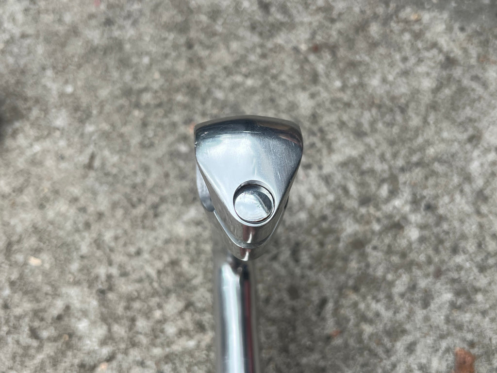 Cinelli 1A 26.4x130mm 1” Road Silver Drop Vintage Road Quill Stem