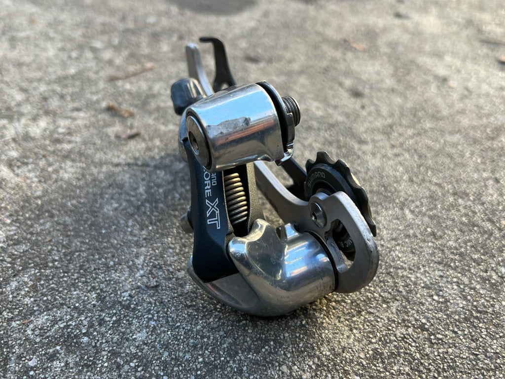 Shimano Deore XT RD-M739 8 Speed Long Cage Rear Derailleur Vintage MTB
