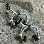 Modolo Competition Side Pull Brake Set Vintage Road Bike Silver Retro Caliper Brakes