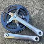 NICE Suntour XC Comp 175mm 26-38-48 Triple Vintage MTB Crankset Silver