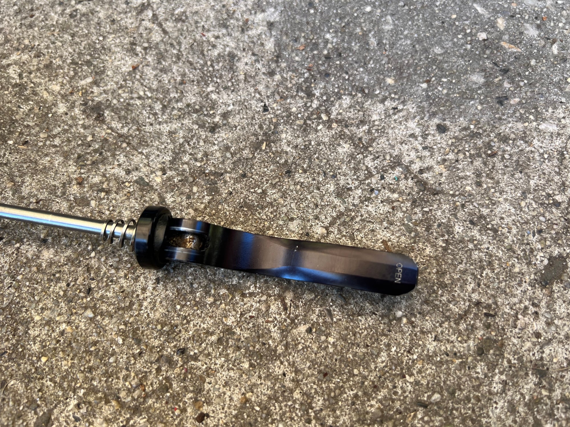 Salsa Titanium 135mm Rear Flip Off Quick Release Skewer Black MTB Mountain CX 44g