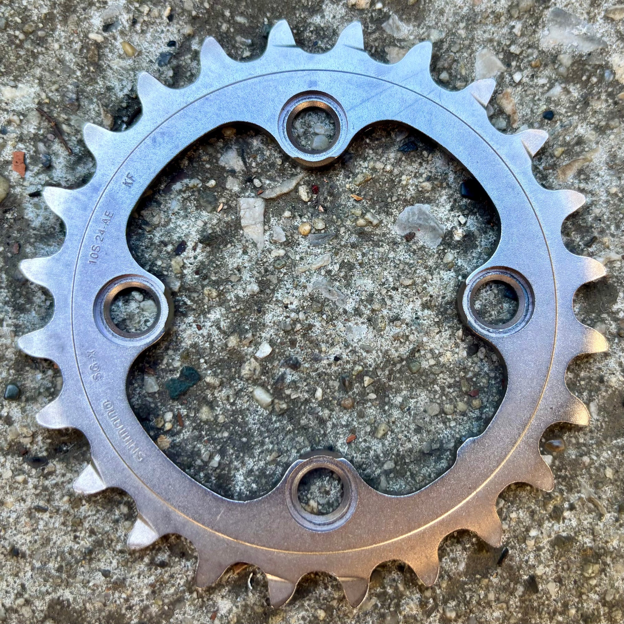 NEW Shimano XTR 64 BCD 24T SGX 10 Speed Small Granny Aluminum Chainring M980 M985