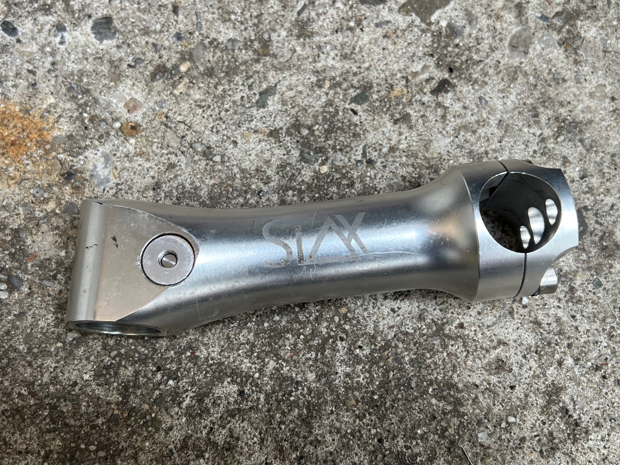 STAX 6000 Aluminum Stem 1” Threadless 120x25.4mm Vintage MTB Made in Brazil
