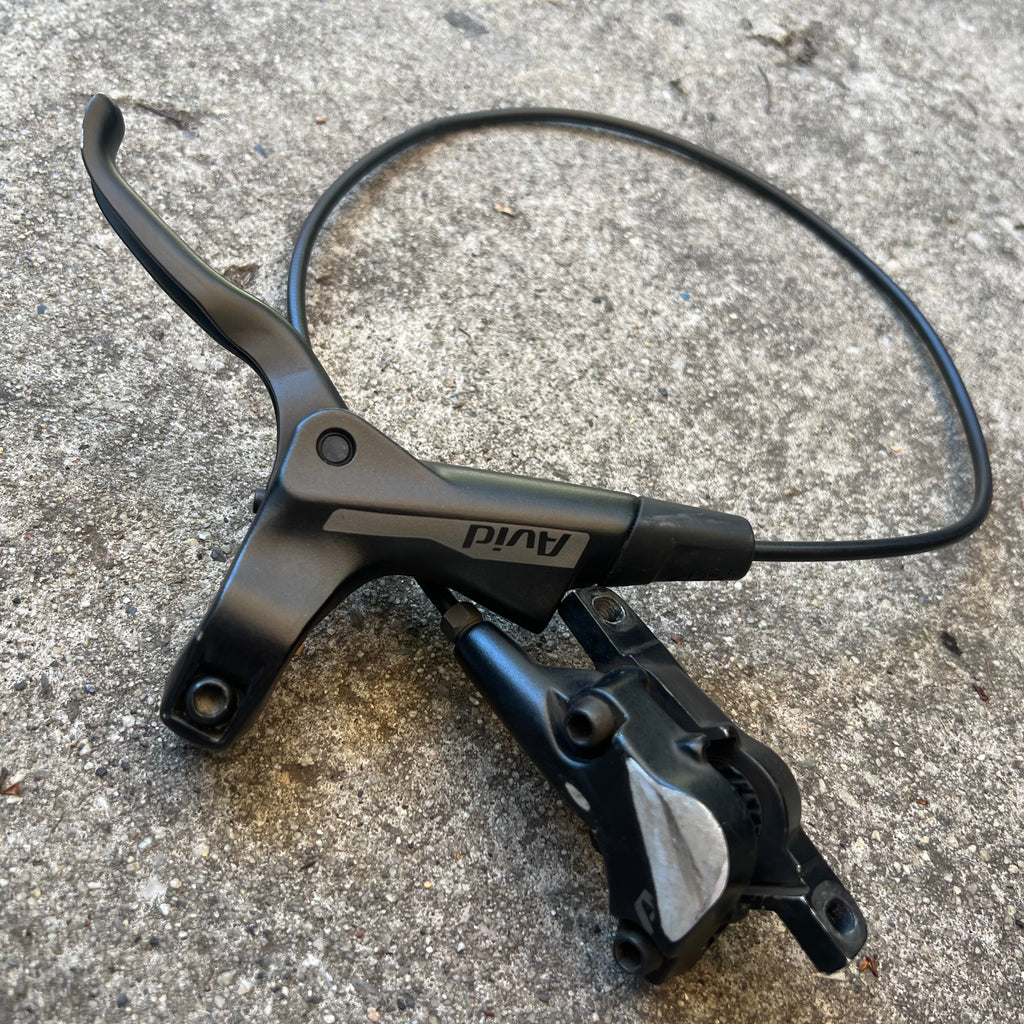 NO PADS Avid Front Hydraulic Disc Brake Black MTB Mountain Bike 2 Piston
