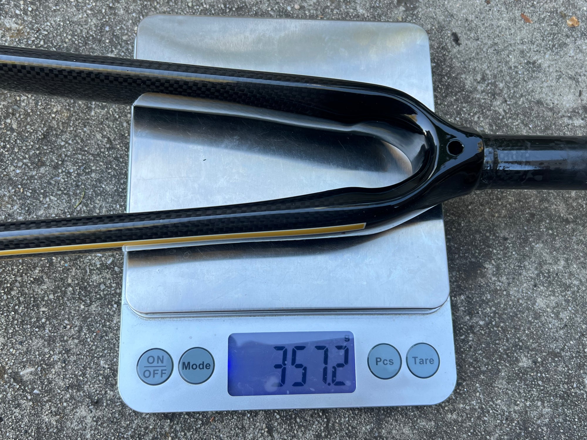 NOS Forte Axis 700c Carbon Fork 1” Steerer 12” Long Black Gold Road Bike