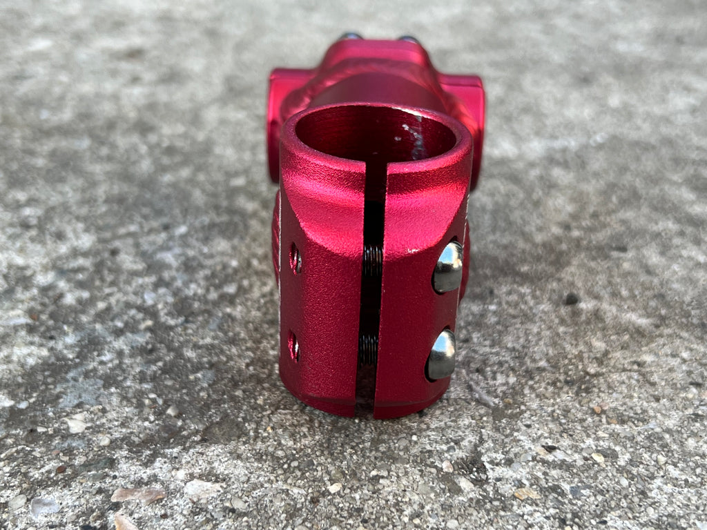 NICE Titec 80x25.4mm 1 1/8” Threadless Red Short Stem Vintage MTB Mountain Bike