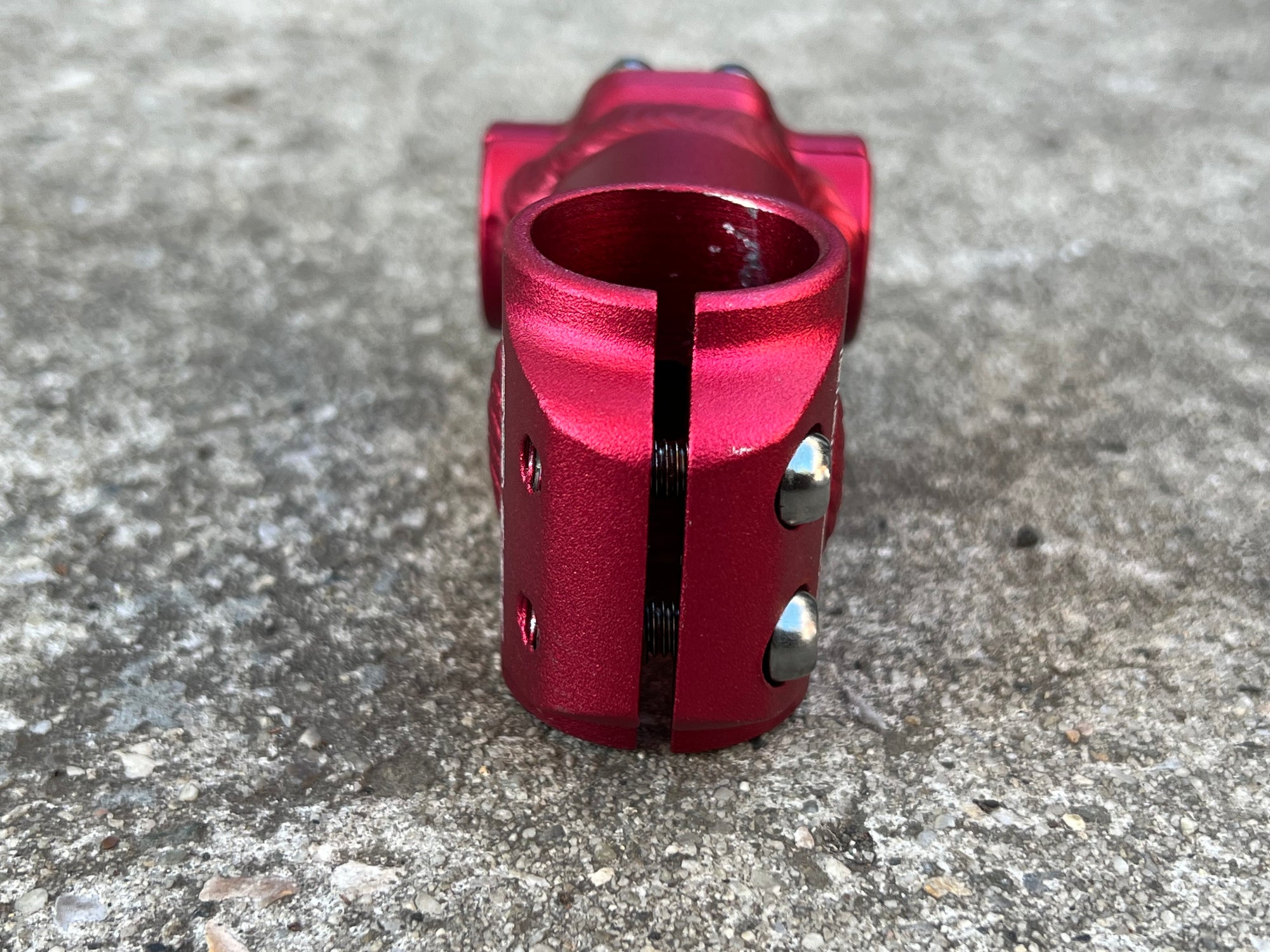 NICE Titec 80x25.4mm 1 1/8” Threadless Red Short Stem Vintage MTB Mountain Bike