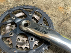 Shimano Deore LX FC-M570 5 Bolt 175mm Crankset Vintage MTB 9 Speed Triple 22/32/44