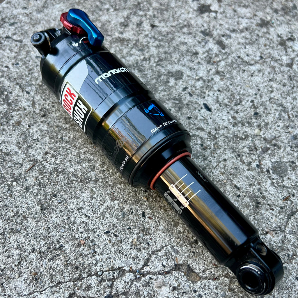 RockShox Monarch RT Debon Air 200x57mm 7.875x2.25” Rear Shock Rebound Lockout MTB