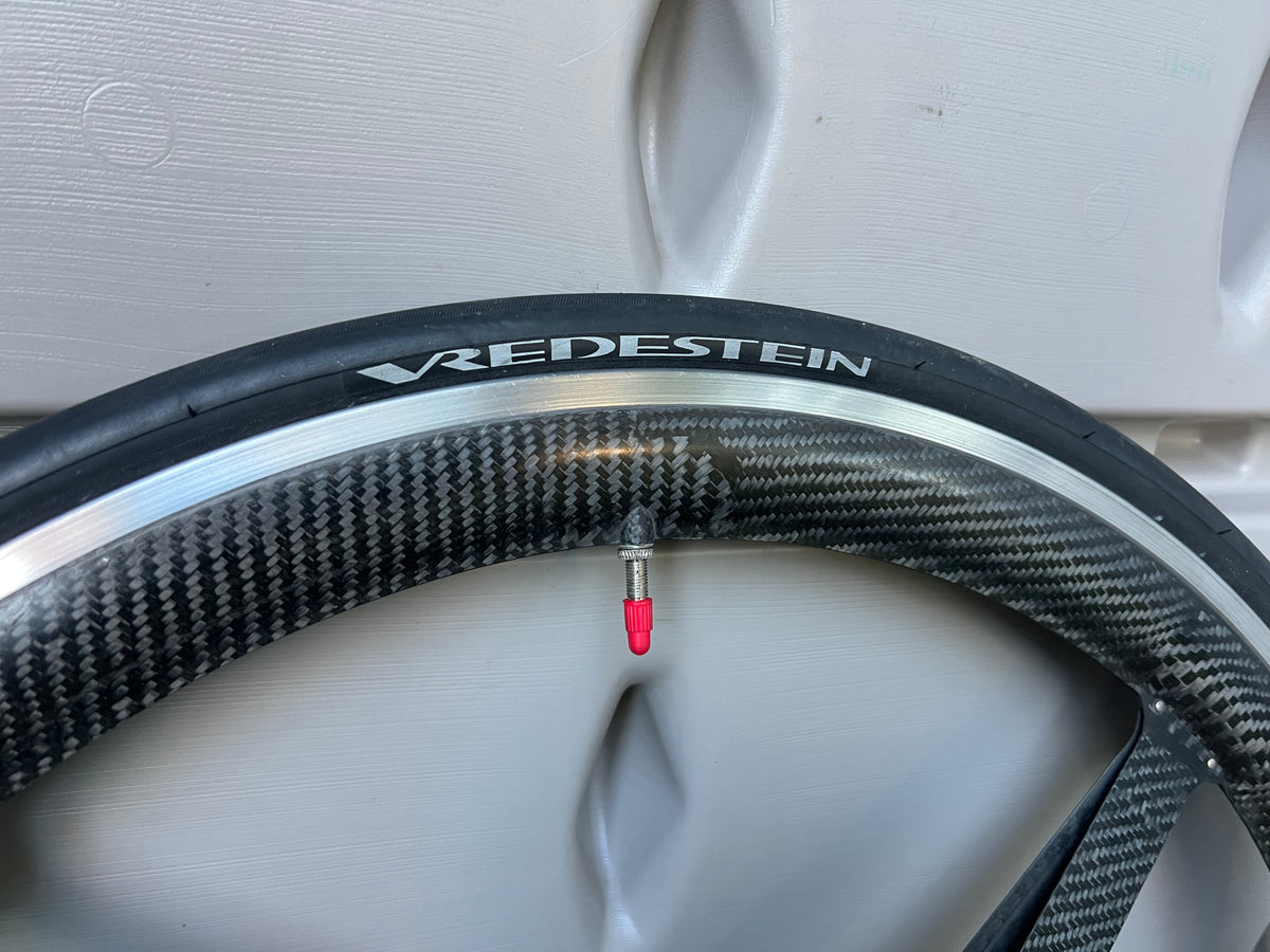 Spinergy REV X 700c Carbon 4 Spoke 8 Speed Clincher Vintage Road Rear Wheel
