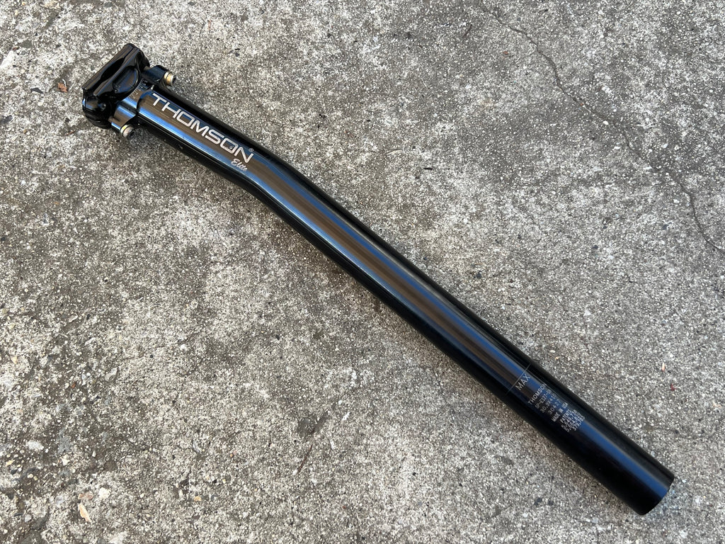 Thomson E127 30.9x410mm Seatpost Black MTB Mountain Bike Setback Uncut