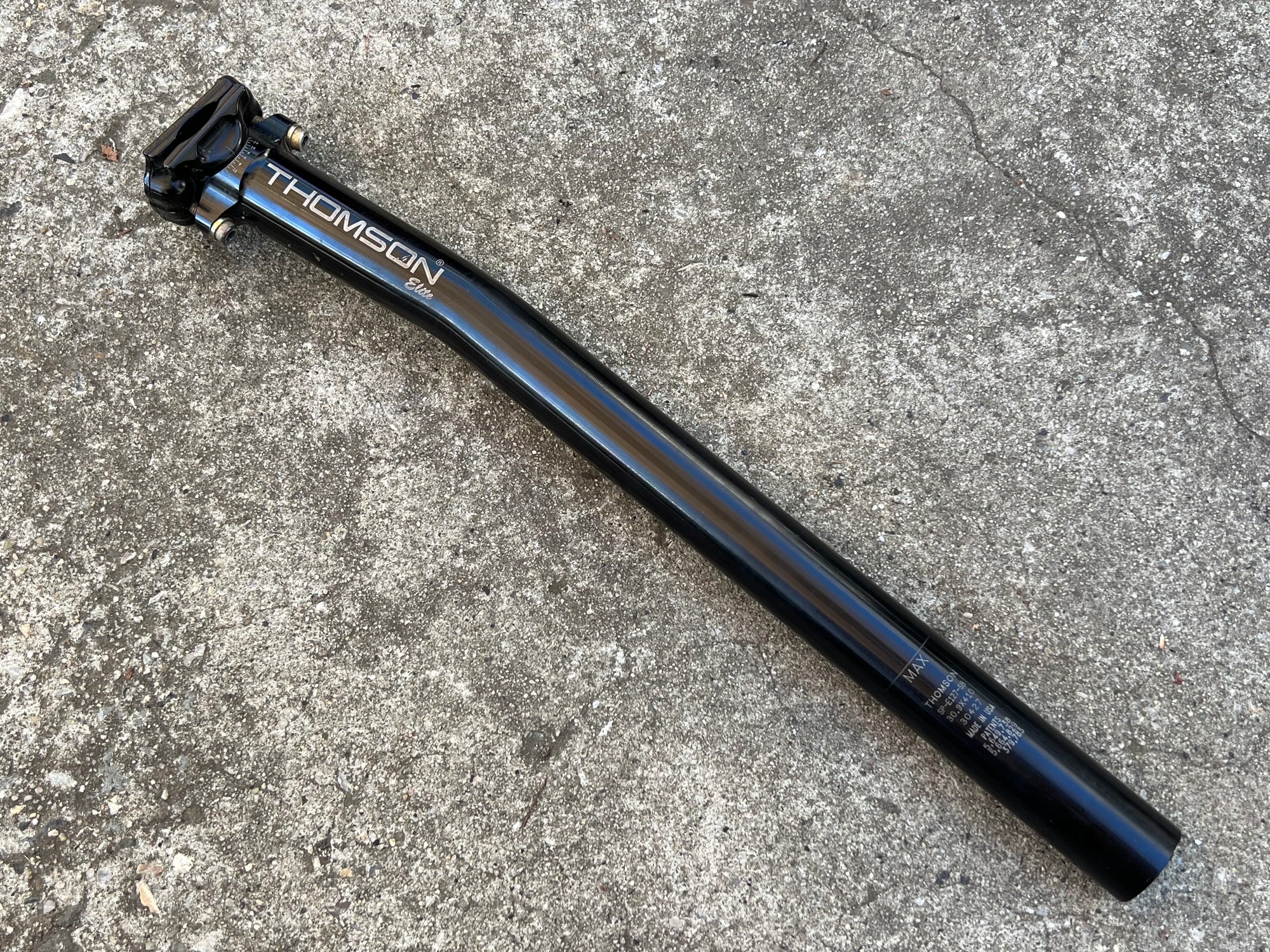 Thomson E127 30.9x410mm Seatpost Black MTB Mountain Bike Setback Uncut