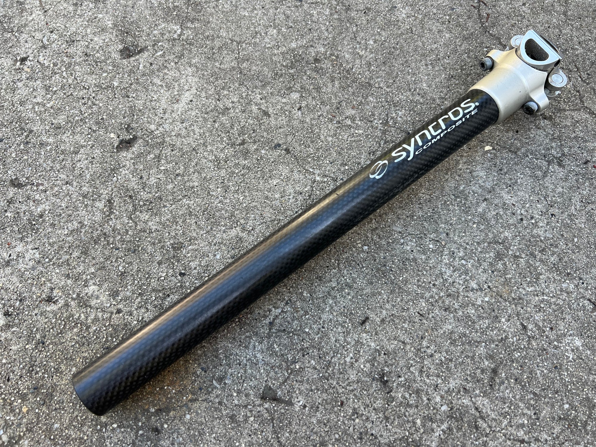 Syncros Composite Carbon Seatpost 27.2x350 Vintage Road MTB Mountain Bike Black