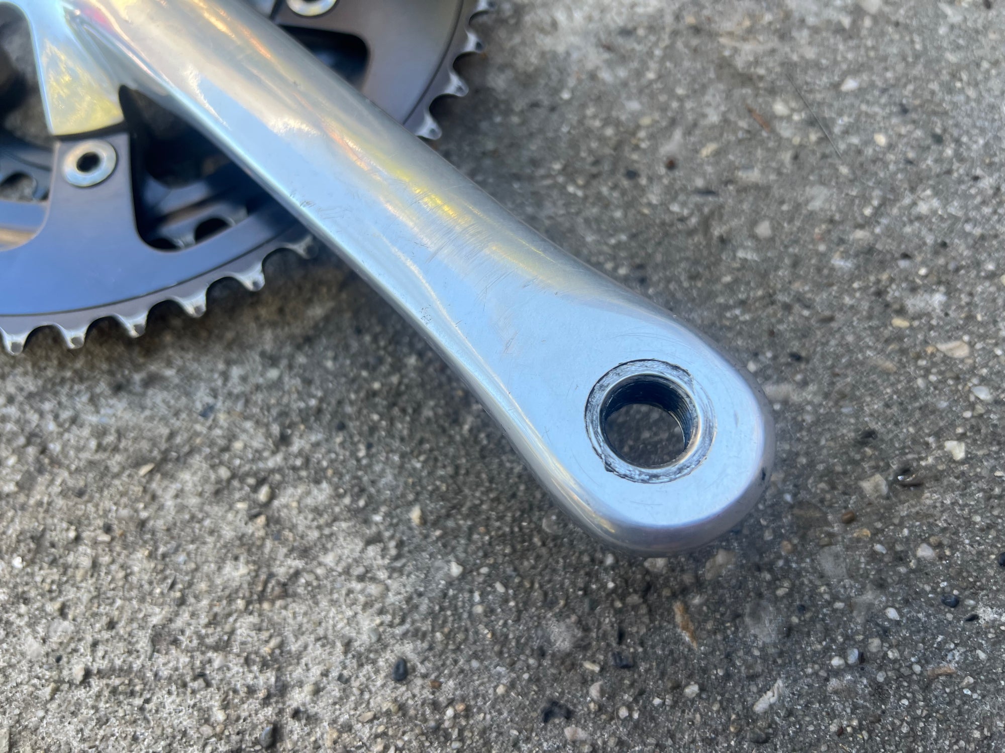 NICE Suntour XC Comp 175mm 26-38-48 Triple Vintage MTB Crankset Silver