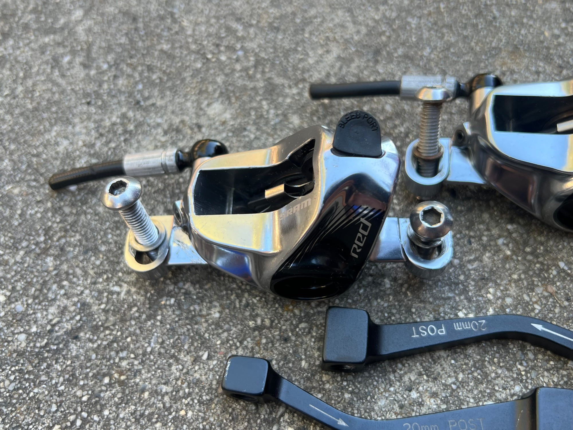 SRAM Red AXS eTap Hydraulic Disc Brake Calipers Pair Road Bike Cycling