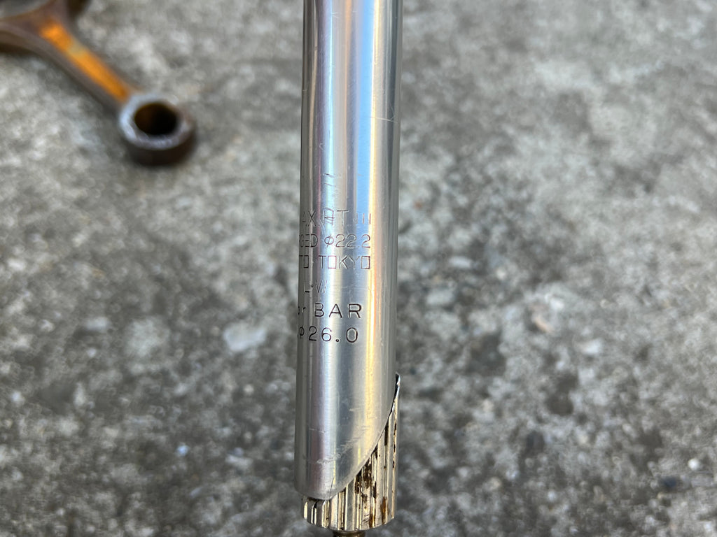 Nitto Dirt Drop 100x26.0mm 1” Quill Riser Stem Silver Road Touring Bike