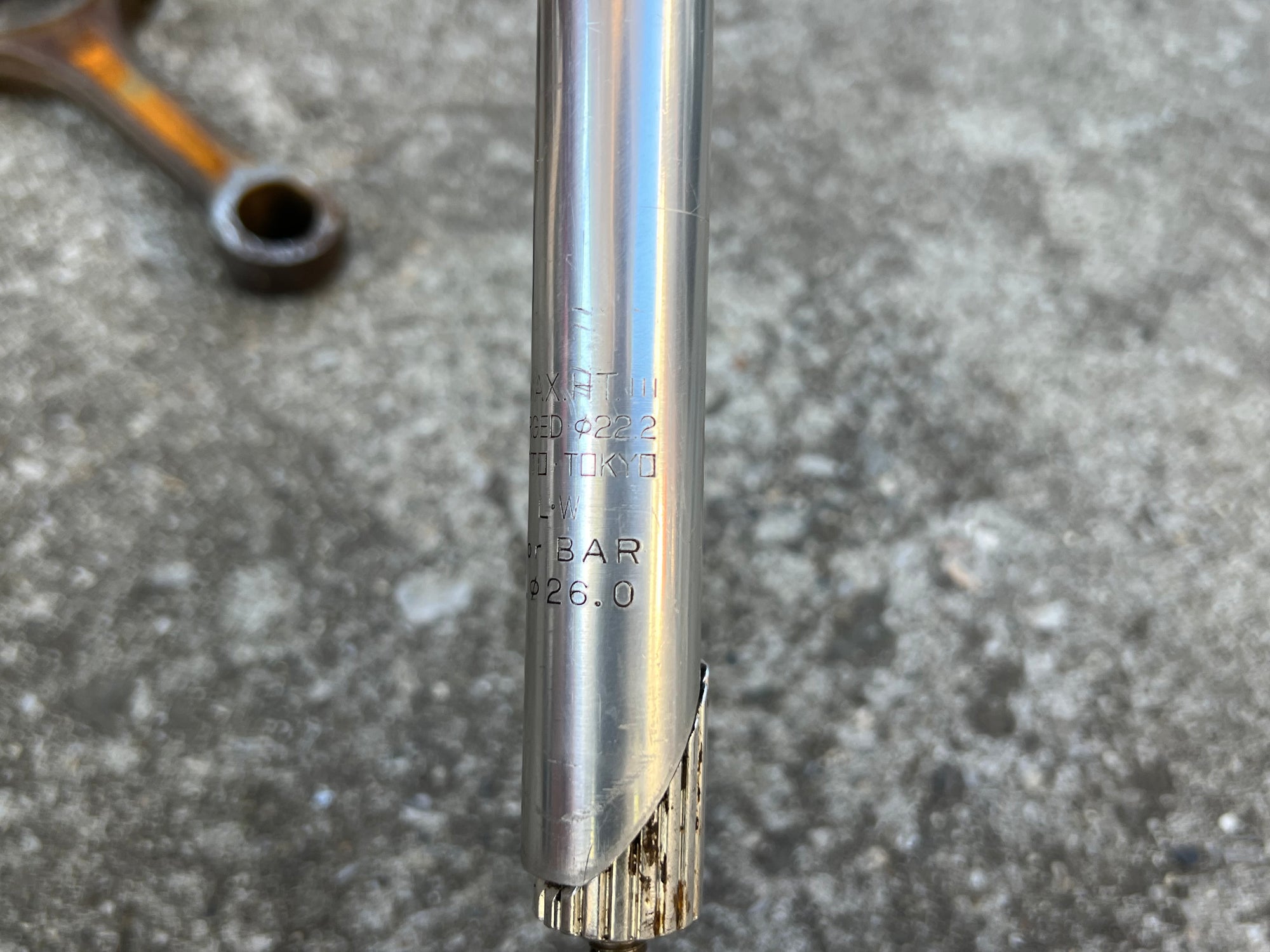 Nitto Dirt Drop 100x26.0mm 1” Quill Riser Stem Silver Road Touring Bike