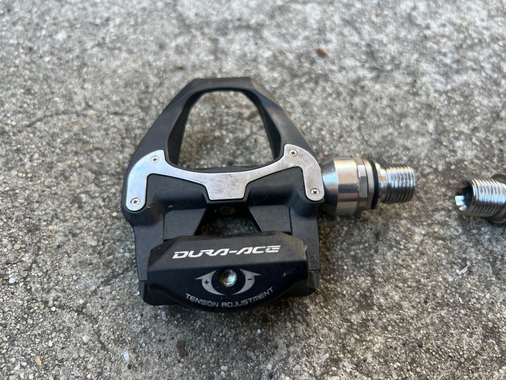 LOW MILES Shimano Dura Ace PD-R9000 SPD-SL Clipless Pedals Road Triathlon TRI