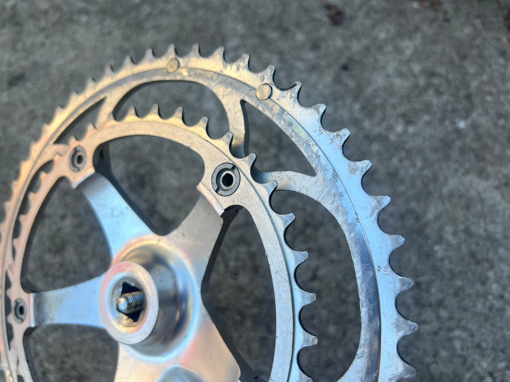 FREE SHIP Campagnolo Chorus 8 Speed 170mm 53/39T Double Vintage Road Campy Crankset