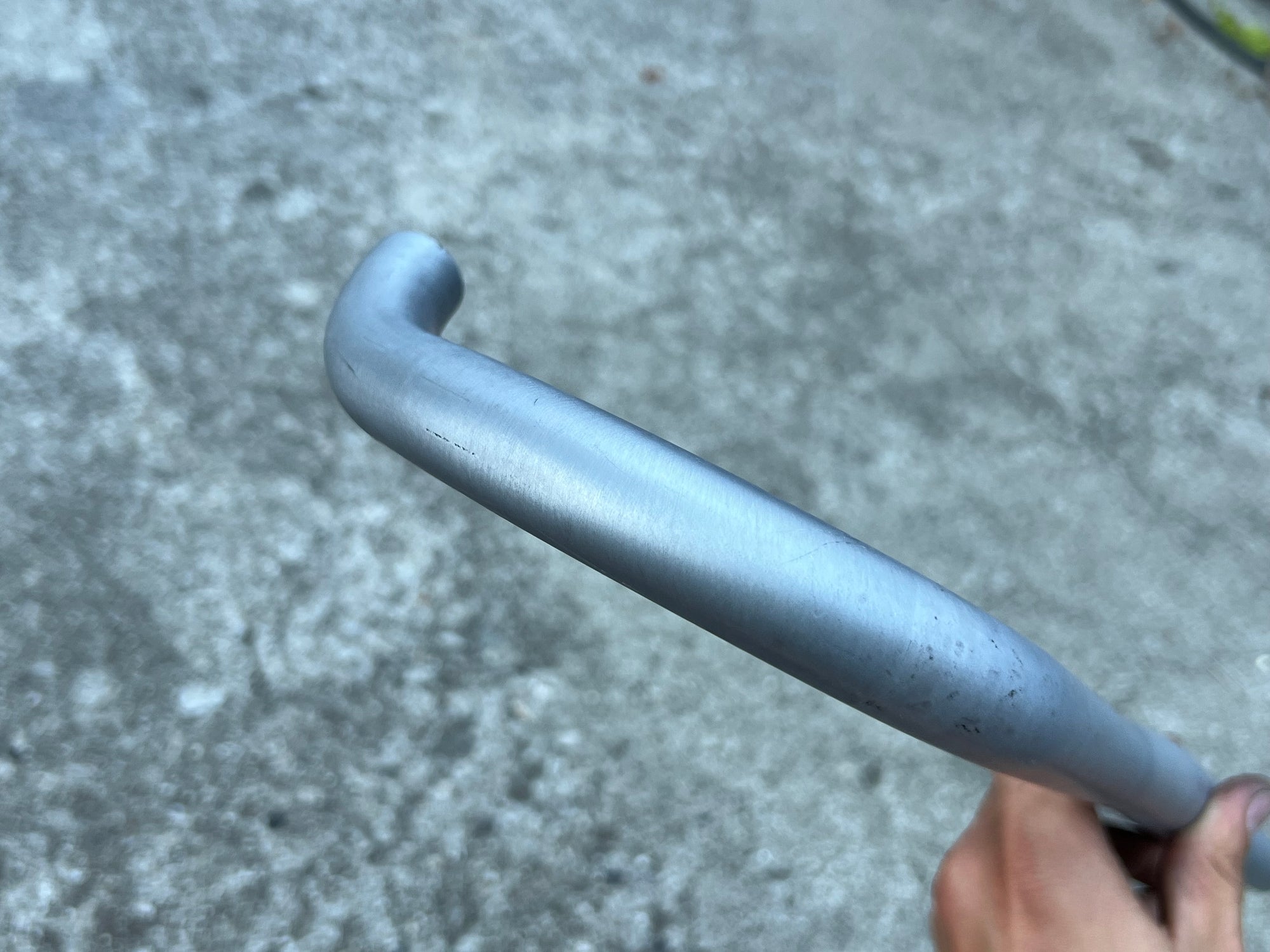 Scott AT-2 LF 25.4x530mm Bullhorn Bar End Bars Vintage MTB Gray