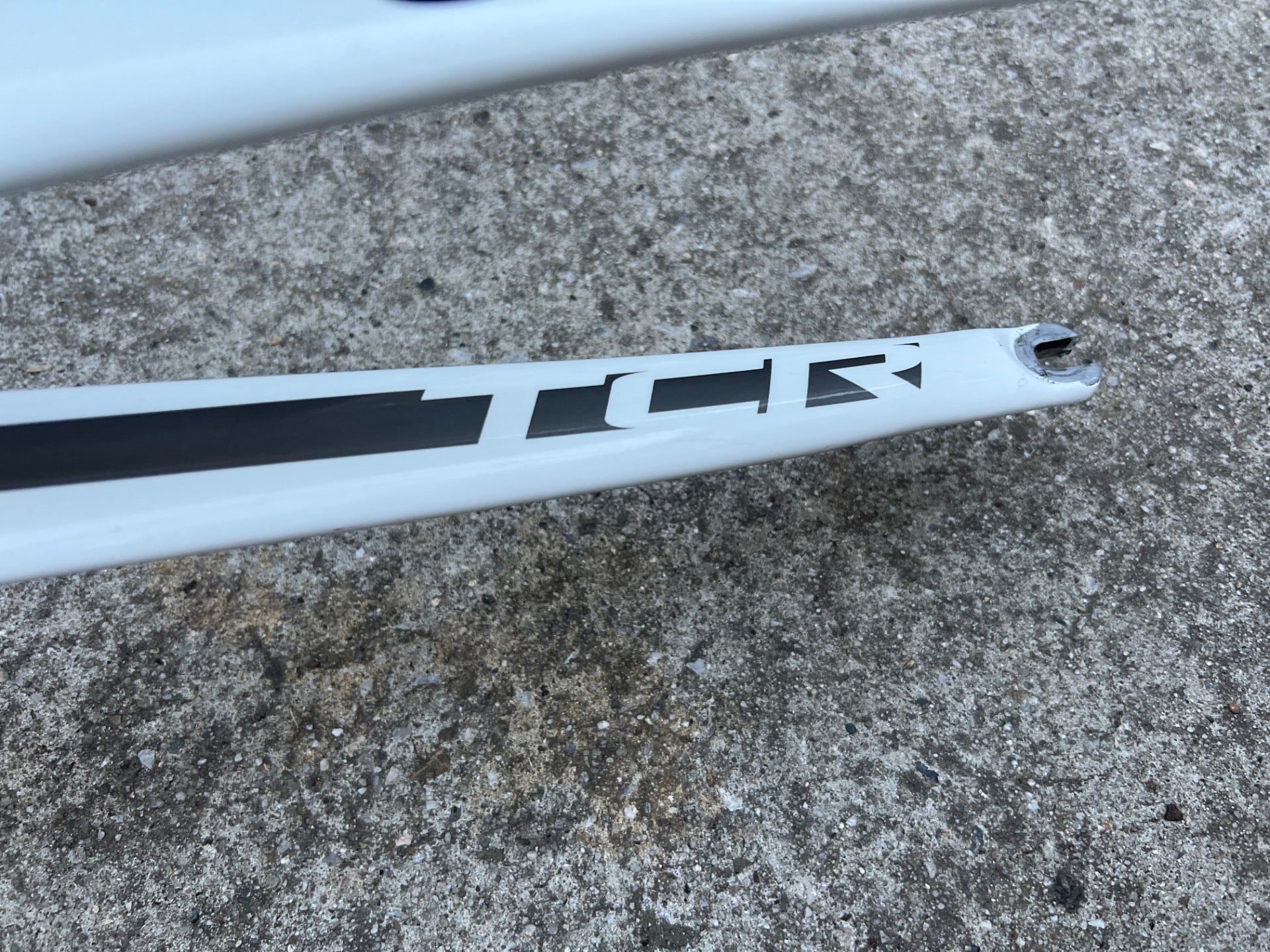 Giant TCR Carbon Fork 700c 1 1/4” Threadless White 7.5in Steerer - Image 15